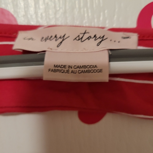 (4X)  Dress with Short Sleeves - Picture 3 of 6